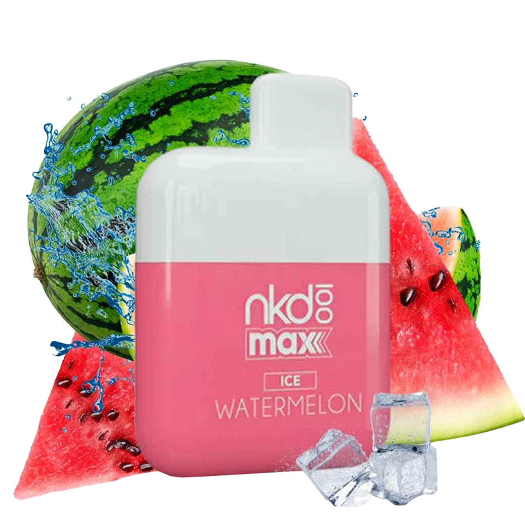 NKD 100 Max 4500 Tafs - WATERMELON (ice) - E-cigarette Jetable 5%  Jetable  xvape.ma Maroc.