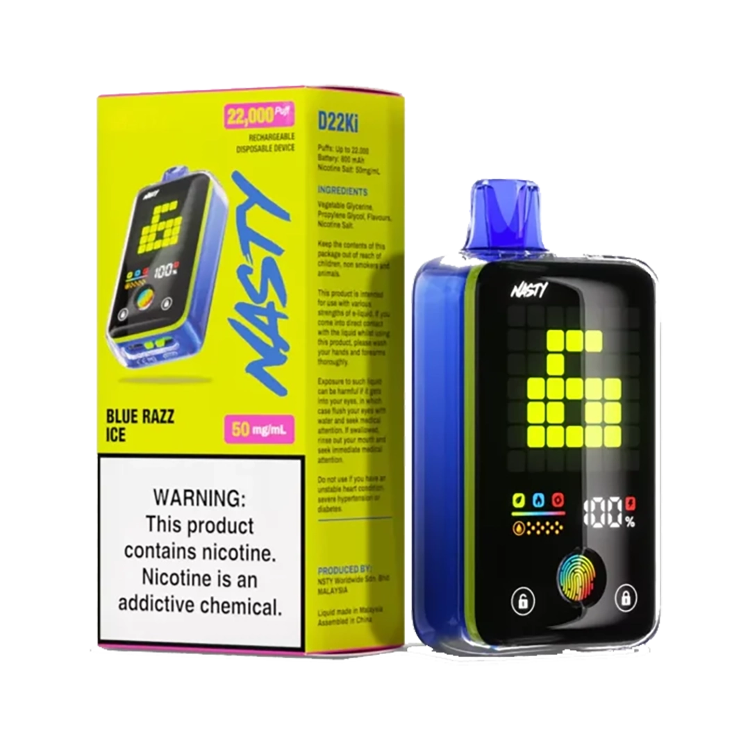 Nasty D22Ki – Blue Razz Ice 50 mg