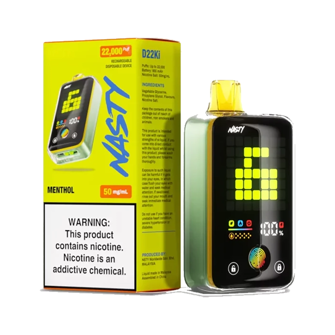 Nasty D22Ki – Menthol 50 mg