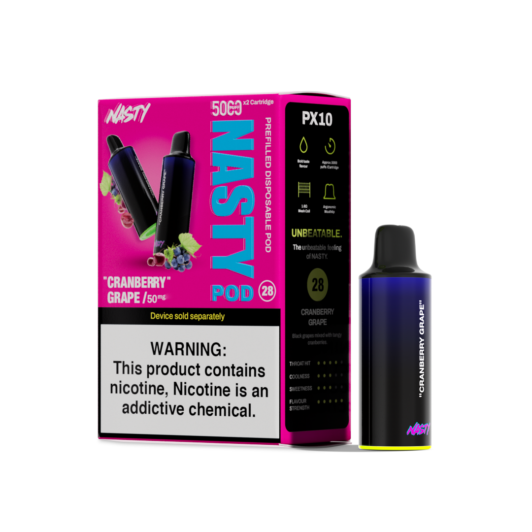 Nasty Pod 5k - Cranberry Grape  Cartouches Pré-Remplies  xvape.ma Maroc.