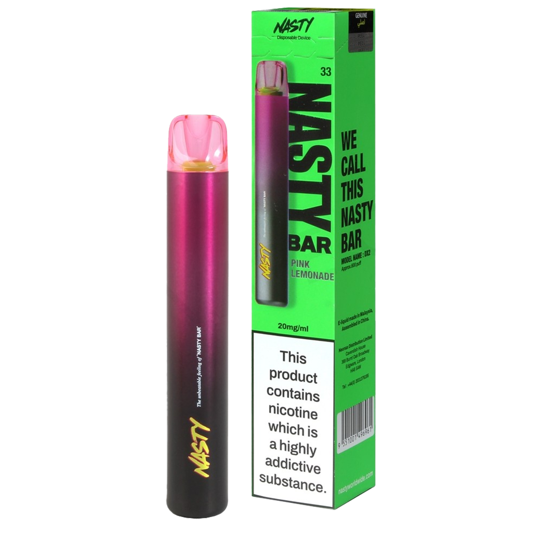 Nasty DX2 - Pink Lemonade 600 Taffs  - 20mg  Jetable  xvape.ma Maroc.