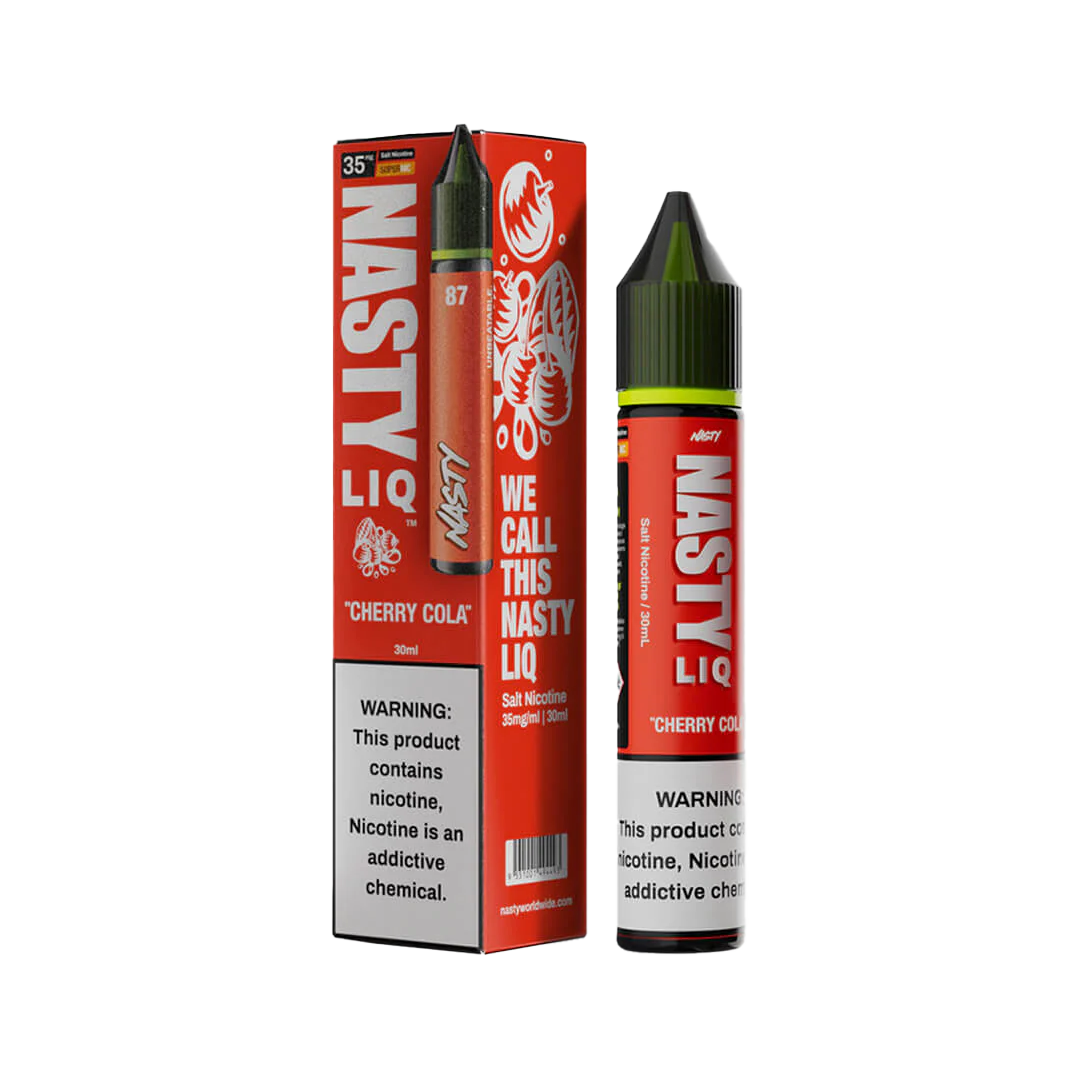 Nasty Liq 30ml - Cherry Cola  Salt Nicotine  xvape.ma Maroc.
