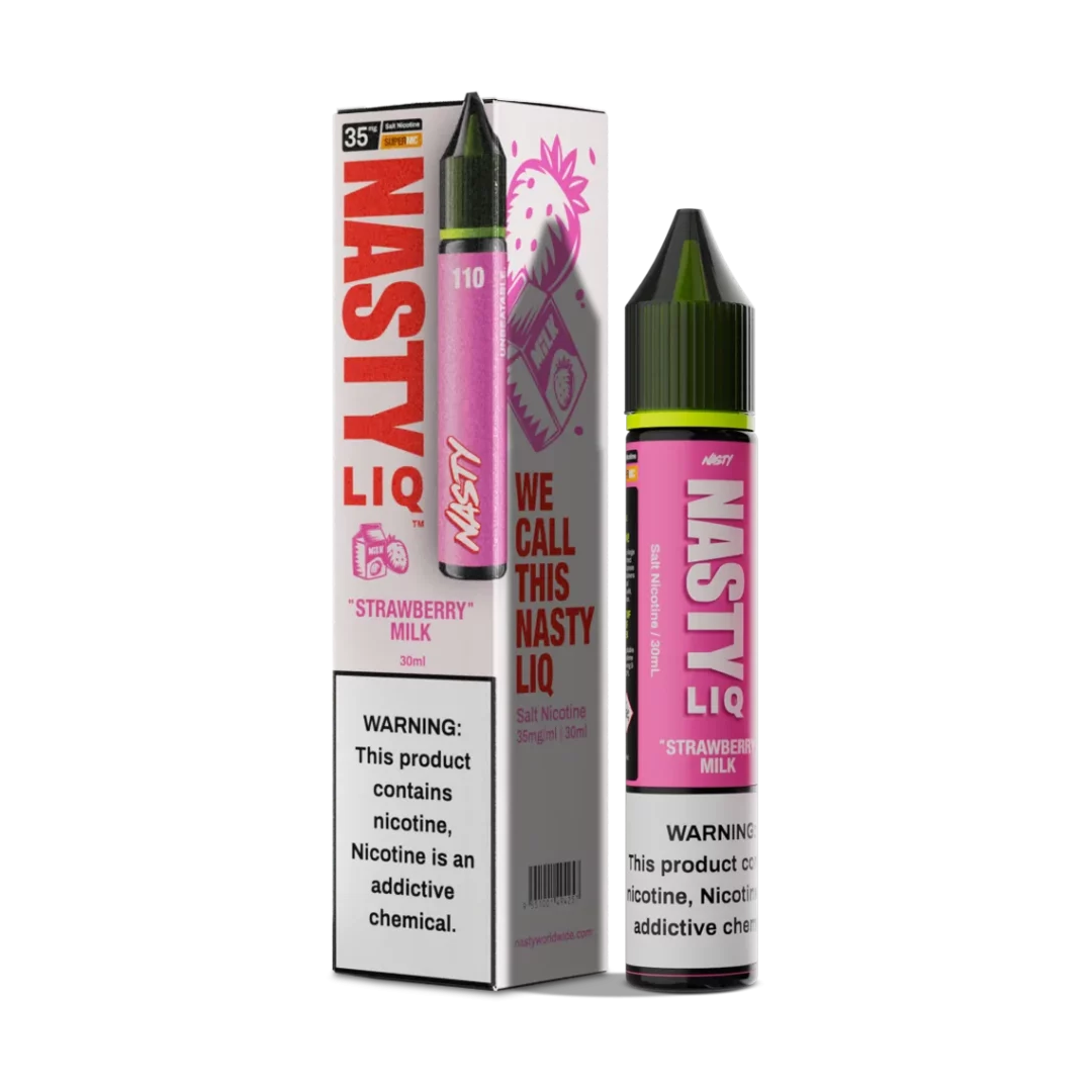 Nasty Liq 30ml - Strawberry Milk  Salt Nicotine  xvape.ma Maroc.
