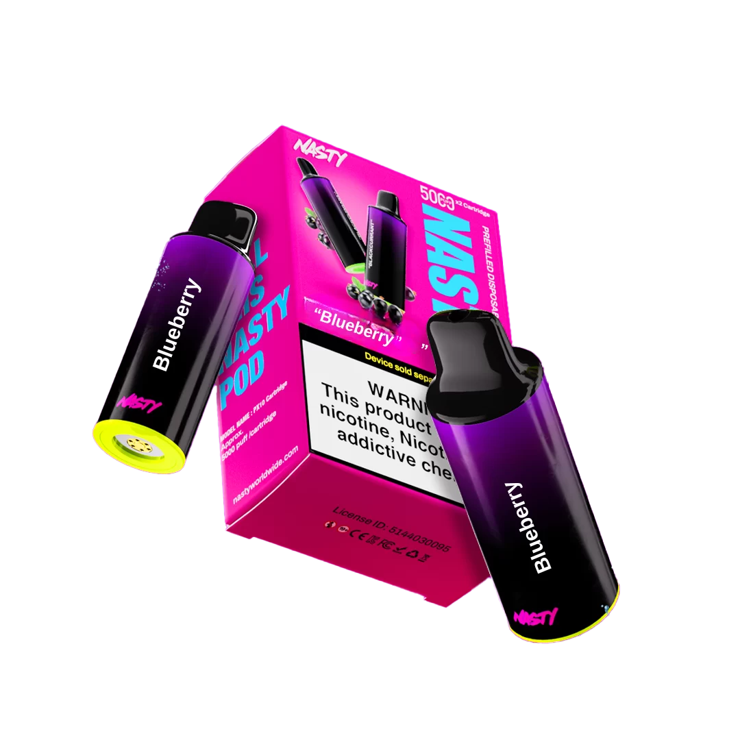 Nasty Pod 5k - Blueberry  Cartouches Pré-Remplies  xvape.ma Maroc.