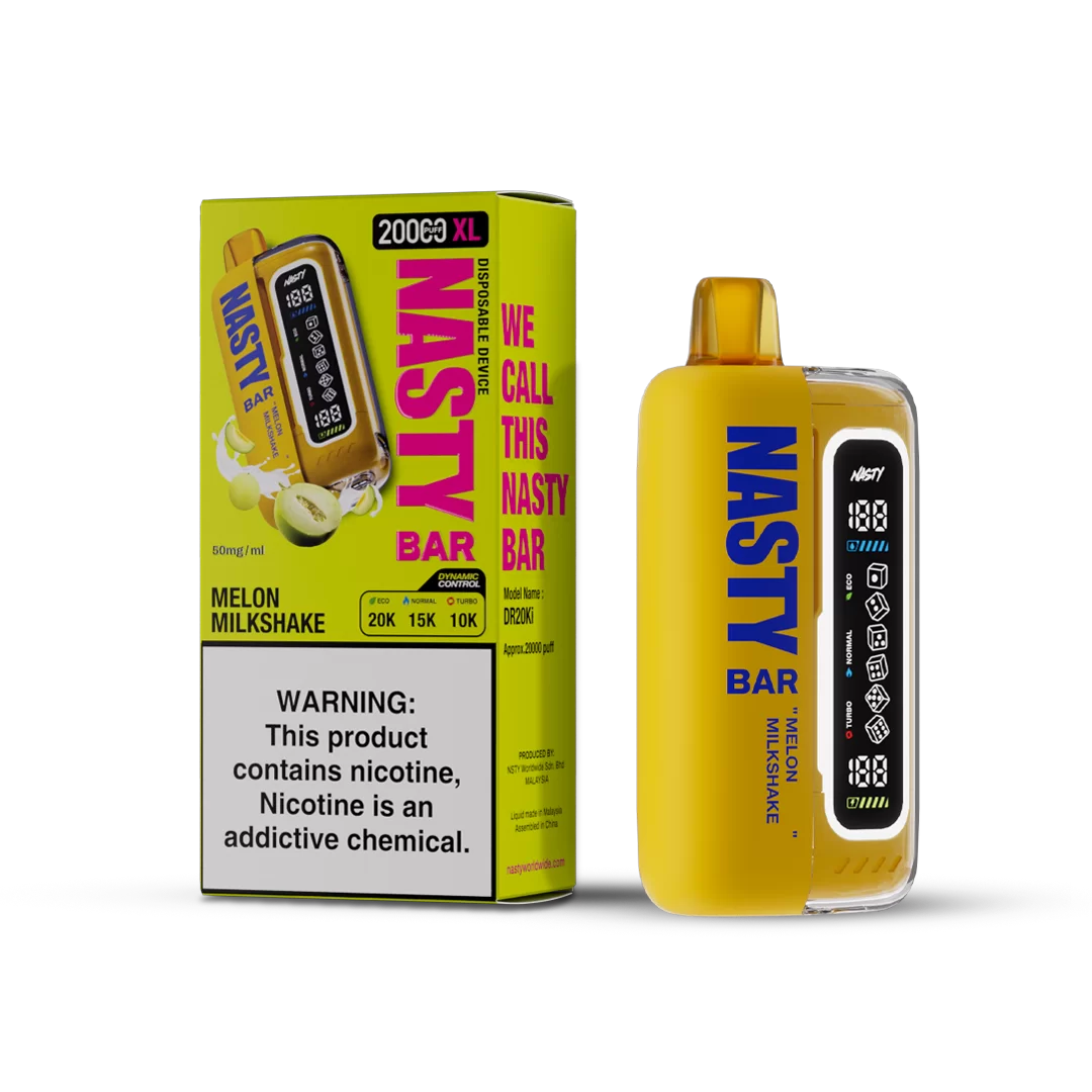 Nasty XL Turbo 20K - Melon Milkshake - 5%  Jetable  xvape.ma Maroc.