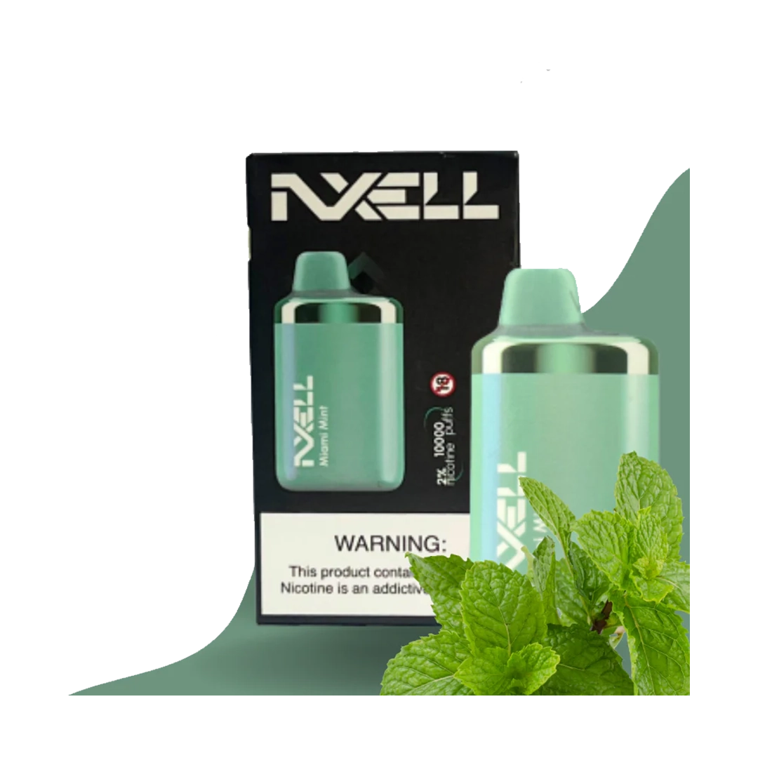Nxell 10K Puff - Miami Mint - 2% Nxell 10K Puff - Miami Mint - 2%