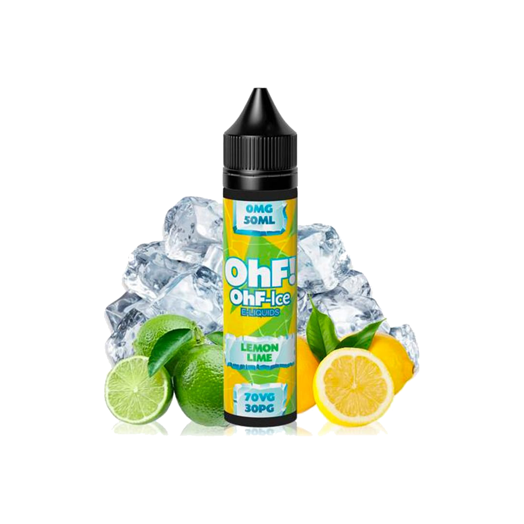 Ohf Ice Lemon Lime 60ML  E-liquide premium  xvape.ma Maroc.