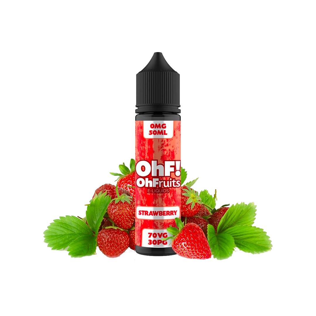 Ohf! Strawberry 60ML  E-liquide premium  xvape.ma Maroc.