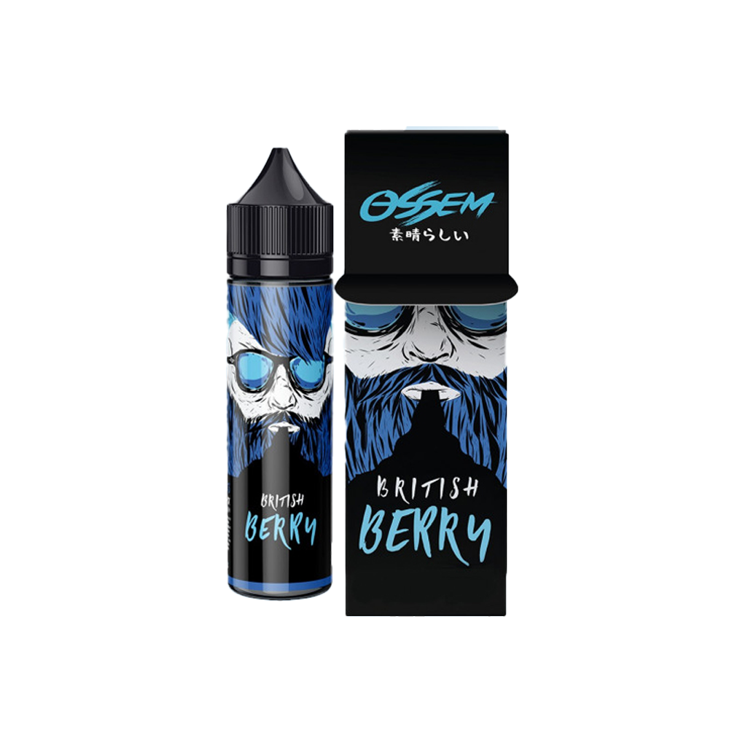 Ossem Juice British Berry 60ml  E-liquide premium  xvape.ma Maroc.