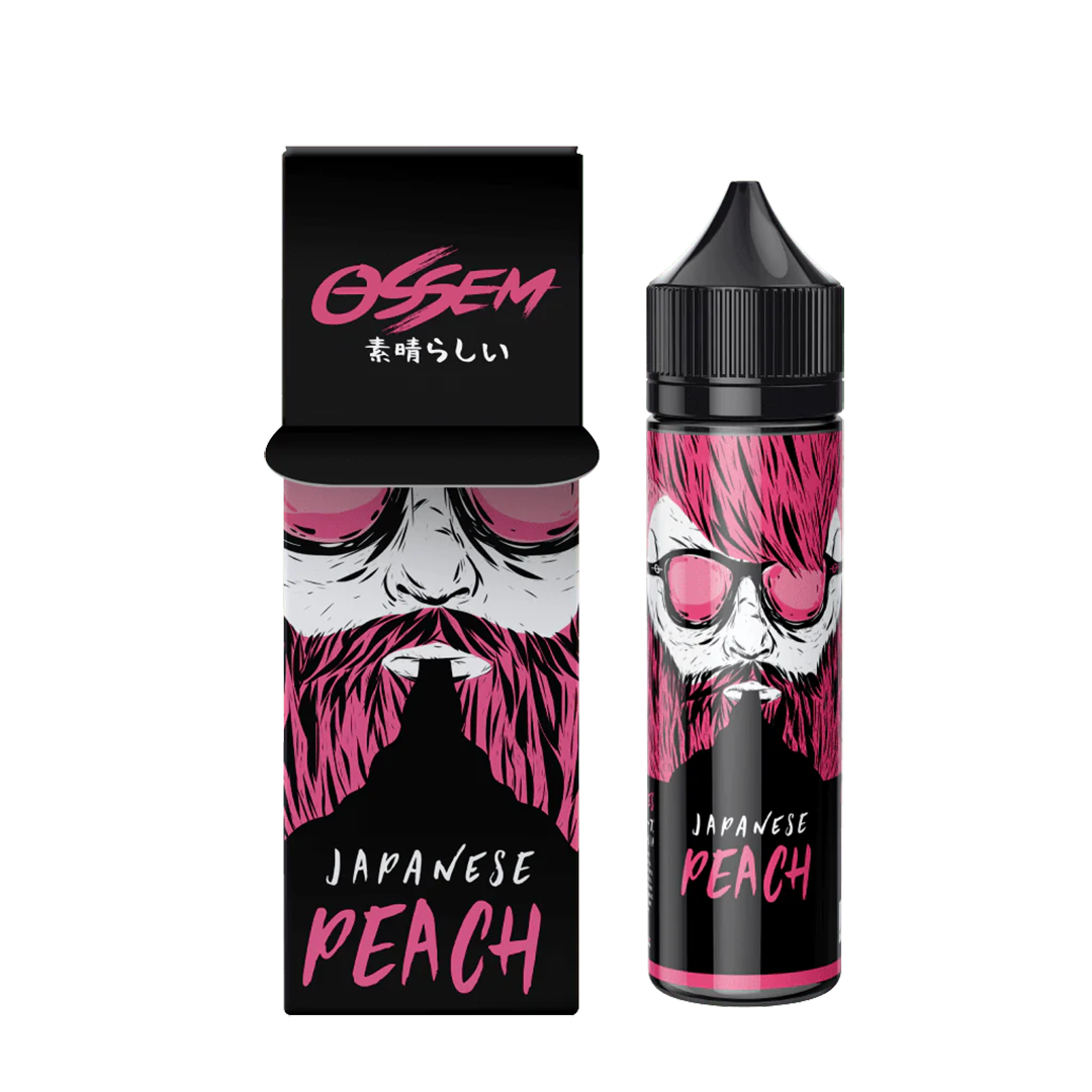Ossem Juice Japanese Peach 60ml  E-liquide premium  xvape.ma Maroc.
