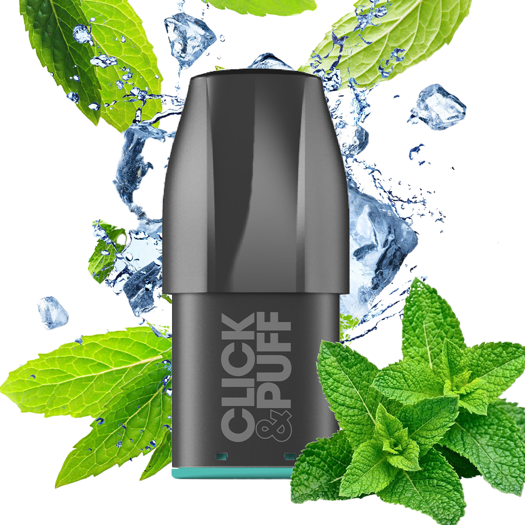 X-Bar Click & Puff Pod - Cool Mint  Cartouches Pré-Remplies  xvape.ma Maroc.