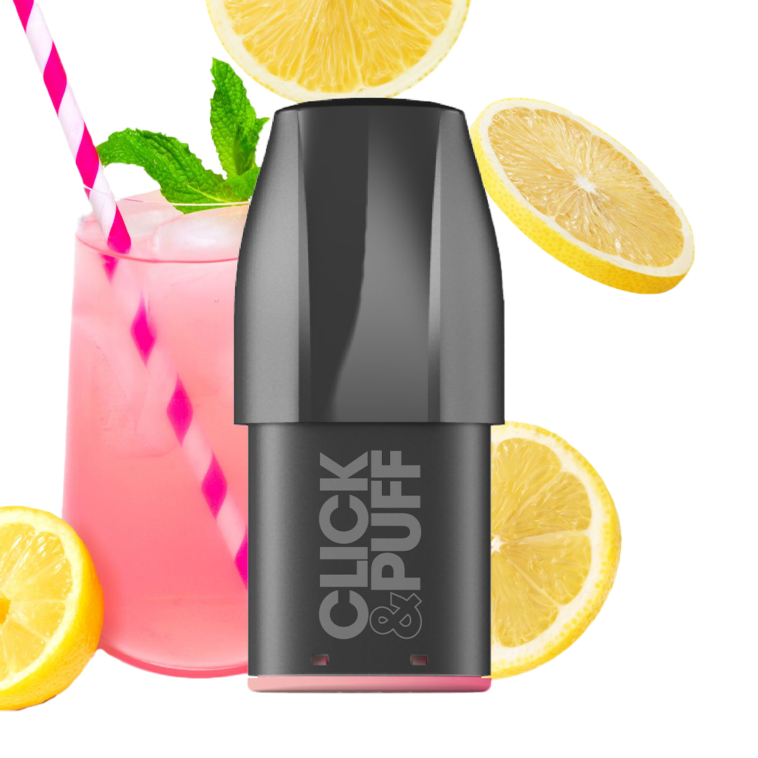 X-Bar Click & Puff Pod - Pink Lemonade  Cartouches Pré-Remplies  xvape.ma Maroc.