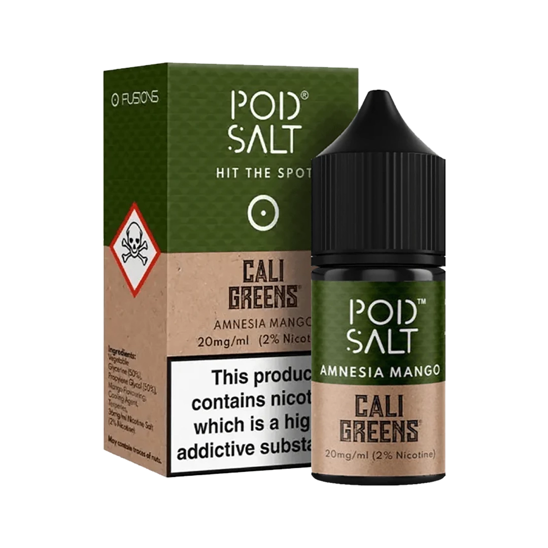 POD SALT - Cali Greens - Amnesia Mango 30ML