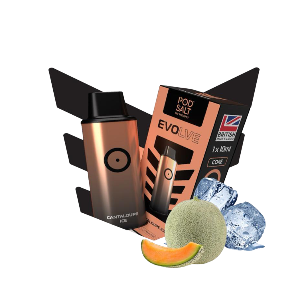 POD SALT - EVOLVE POD 5000 Taffs - Cantaloupe Ice  Cartouches Pré-Remplies  xvape.ma Maroc.