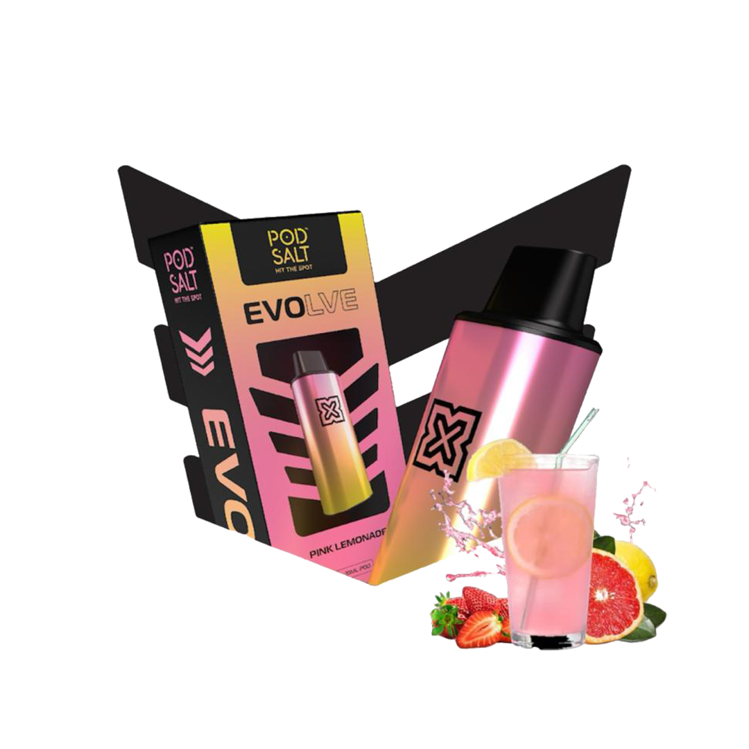 POD SALT - EVOLVE POD 5000 Taffs - Nexus Pink Lemonade  Cartouches Pré-Remplies  xvape.ma Maroc.
