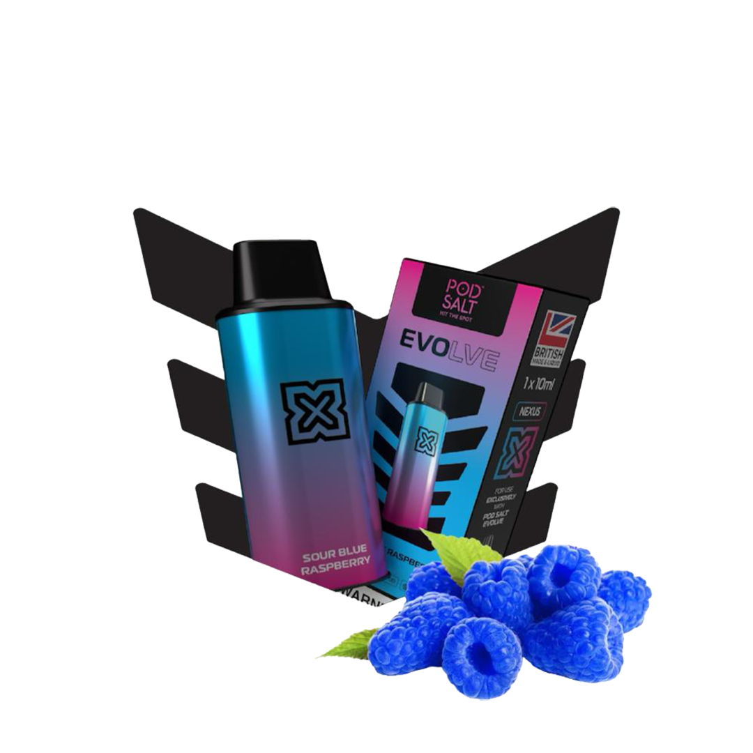 POD SALT - EVOLVE POD 5000 Taffs - Blue Ice  Cartouches Pré-Remplies  xvape.ma Maroc.