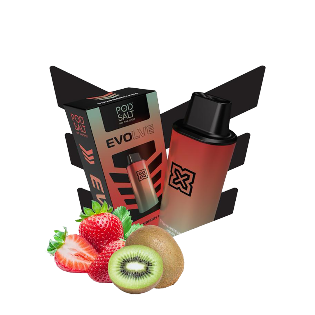 POD SALT - EVOLVE POD 5000 Taffs - Nexus Strawberry Kiwi  Cartouches Pré-Remplies  xvape.ma Maroc.