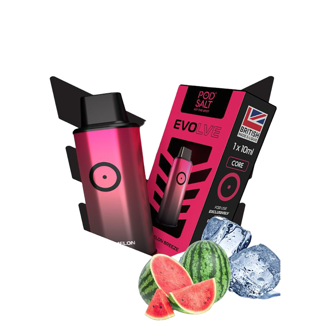 POD SALT - EVOLVE POD 5000 Taffs - Watermelon Breeze  Cartouches Pré-Remplies  xvape.ma Maroc.
