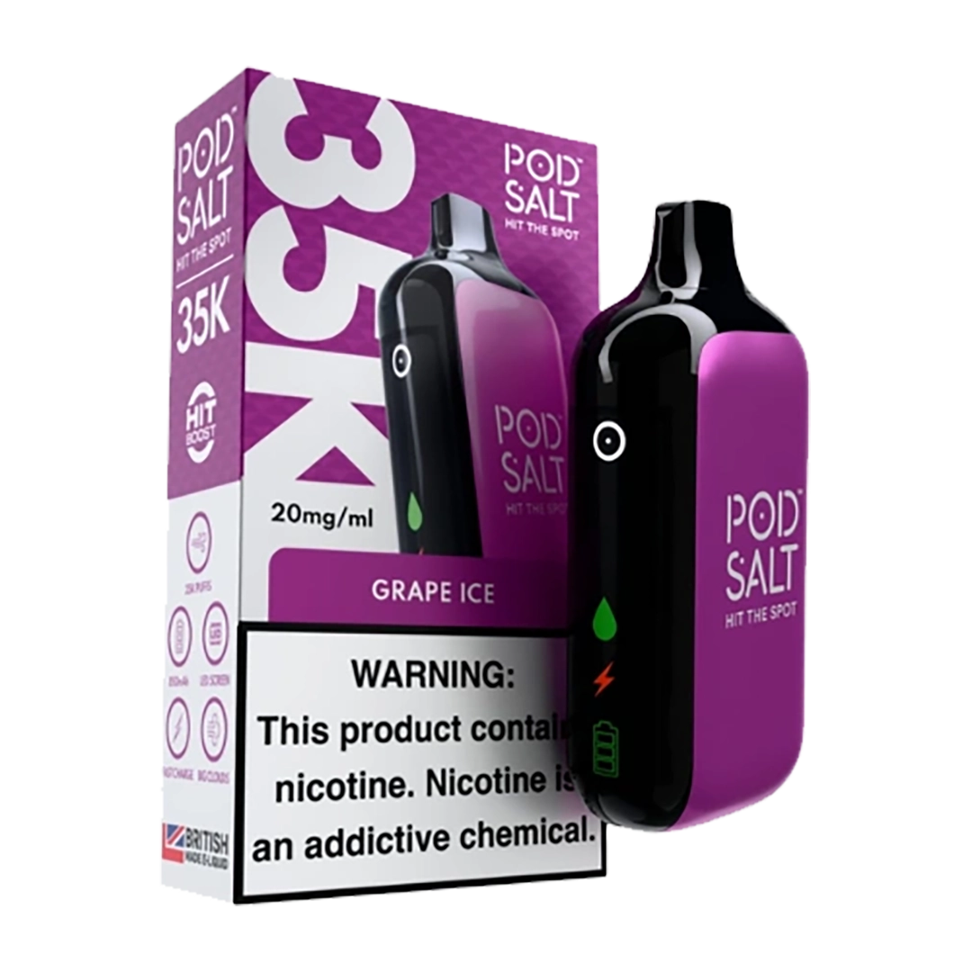 POD SALT 35000 Puffs - Grape Ice
