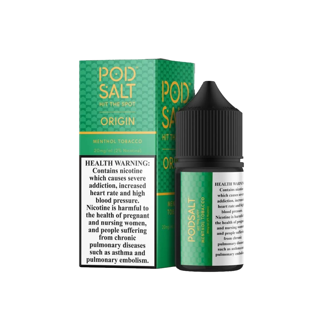 POD SALT  MENTHOL TOBACCO 30ML  Salt Nicotine  xvape.ma Maroc.