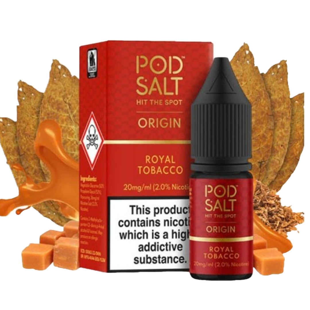 POD SALT Royal Tobacco 30ML  Salt Nicotine  xvape.ma Maroc.