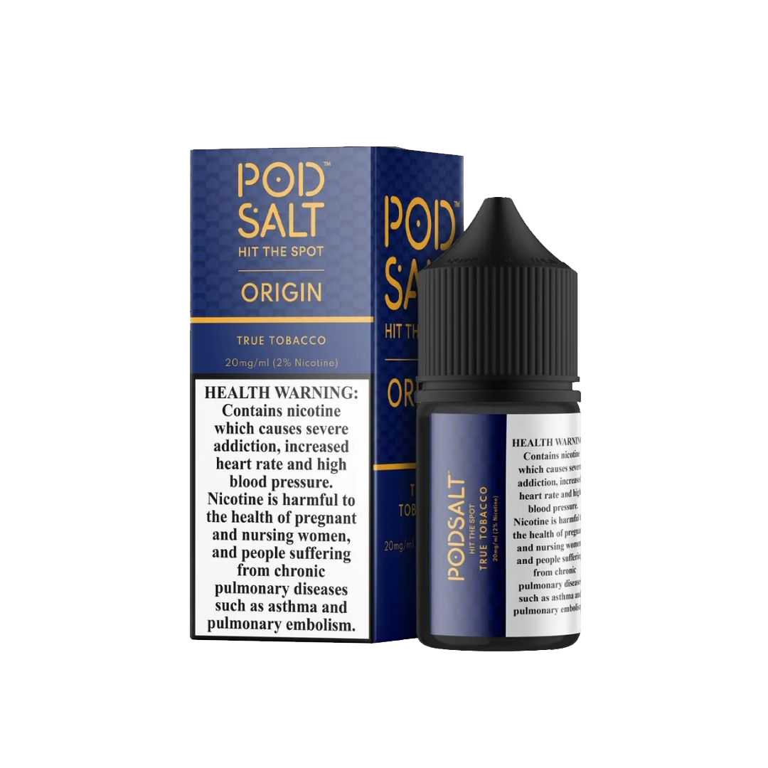 POD SALT TRUE TOBACCO 30ML  Salt Nicotine  xvape.ma Maroc.