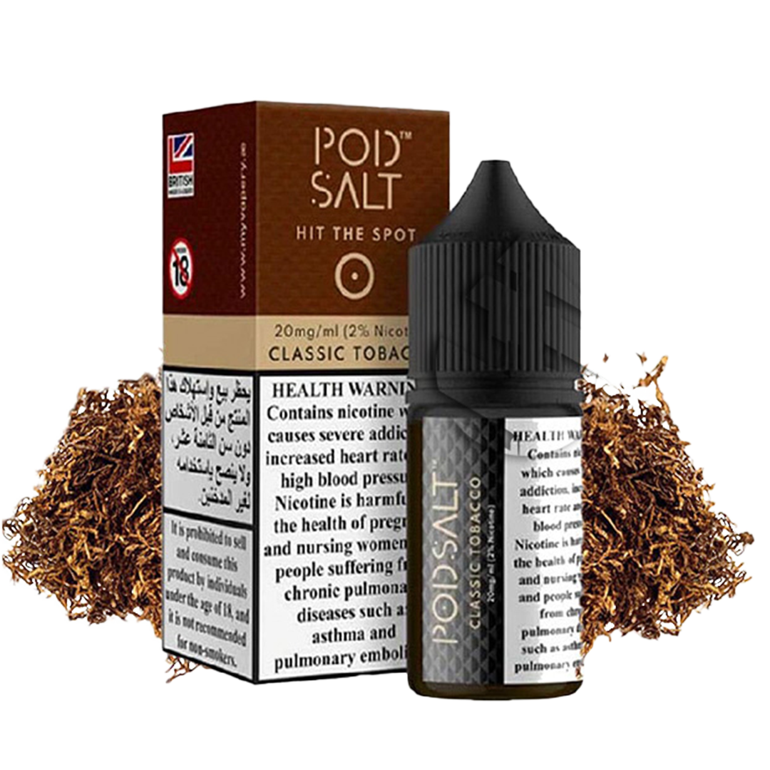 POD SALT Virginia Gold Tobacco 30ML  Salt Nicotine  xvape.ma Maroc.