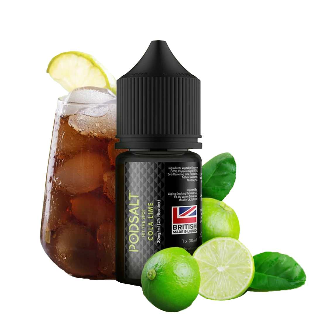 POD SALT Cola With Lime 30ML  Salt Nicotine  xvape.ma Maroc.
