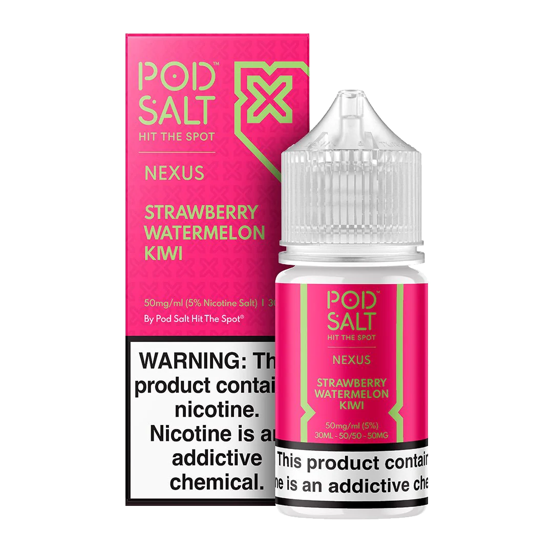 POD SALT NEXUS Strawberry Watermelon Kiwi 30ML  Salt Nicotine  xvape.ma Maroc.