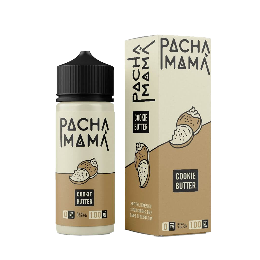 Pachamama Cookie Butter 120mL  E-liquide premium  xvape.ma Maroc.