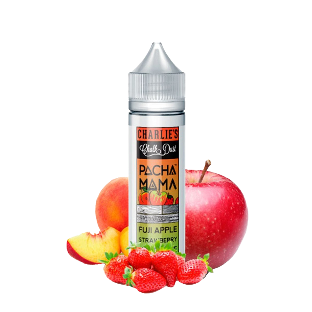 Pachamama Fuji Apple Strawberry Nectarine 60ml  E-liquide premium  xvape.ma Maroc.