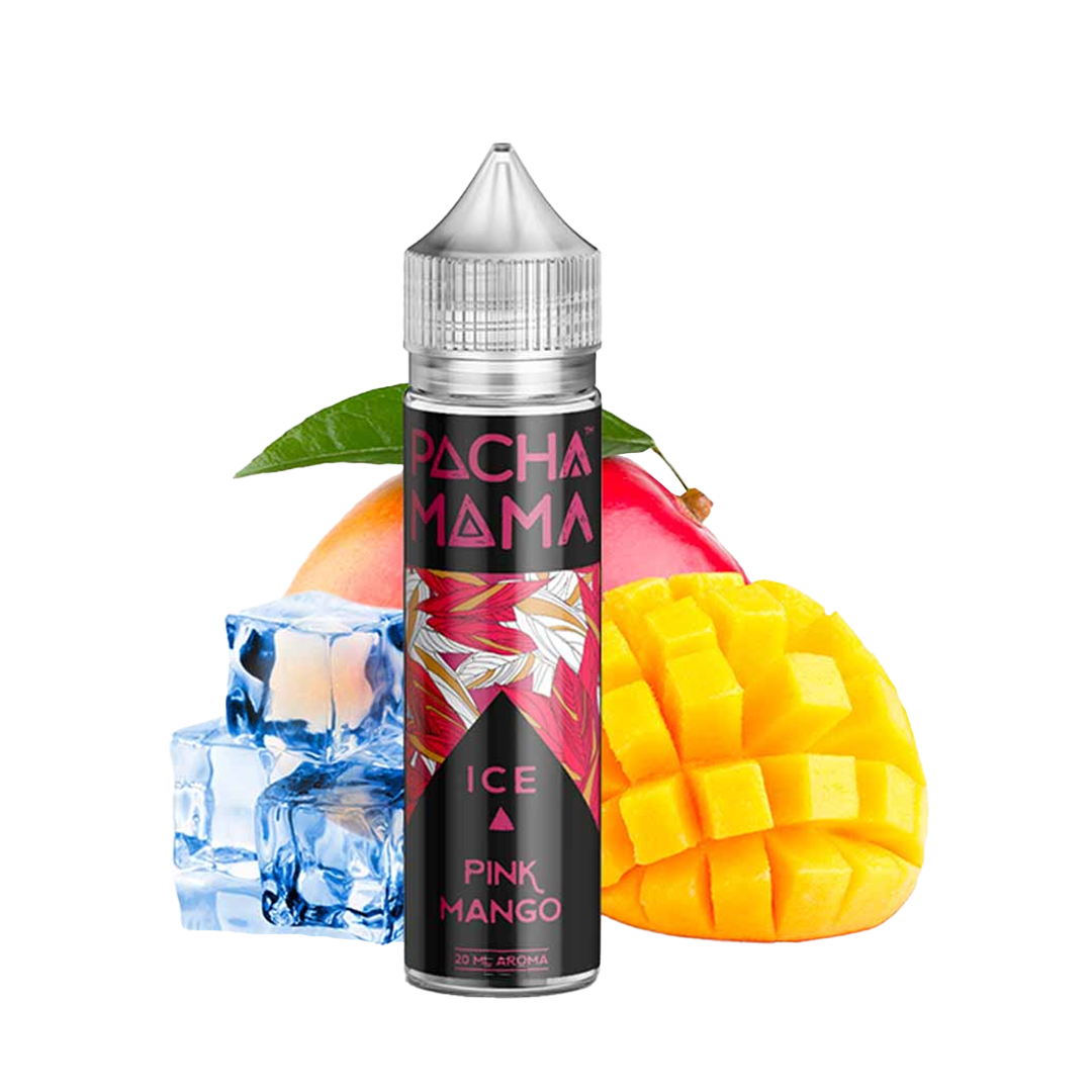 Pachamama Ice Pink Mango 60ml  E-liquide premium  xvape.ma Maroc.