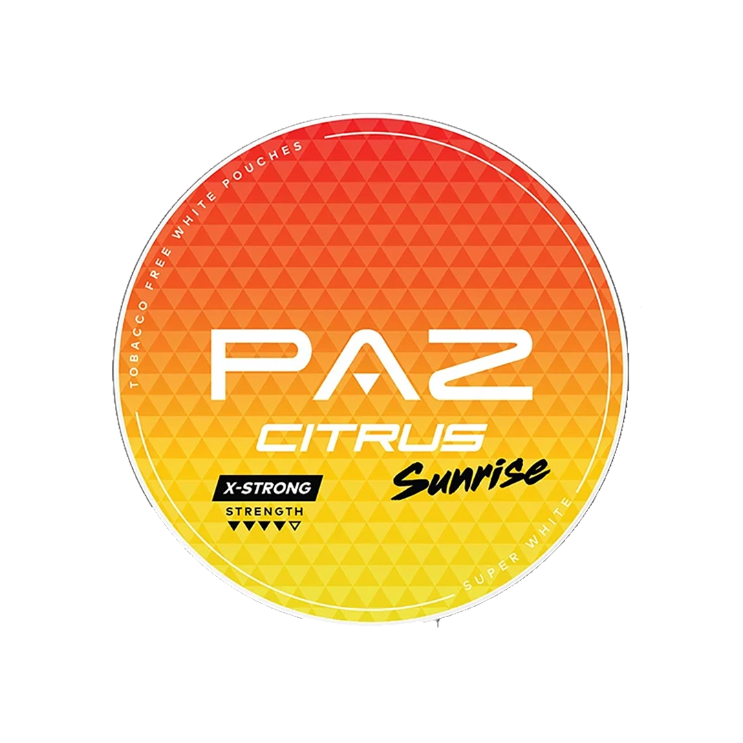 Paz Nicotine Pouche  - Citrus Sunrise X-Strong  - 10 mg/pouch