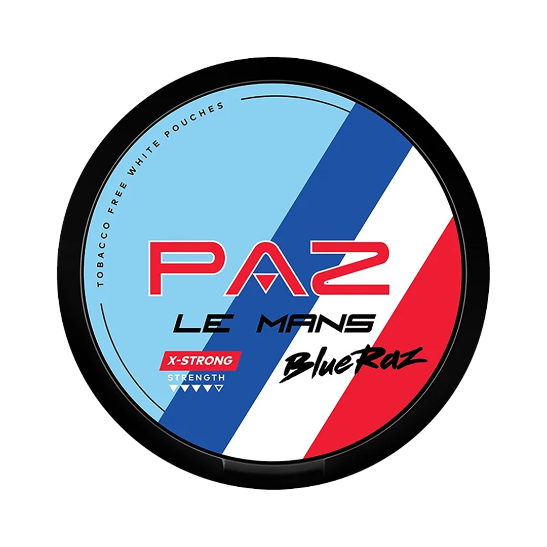 Paz Nicotine Pouche  - Le Mans Blue Raz - 12mg/pouch