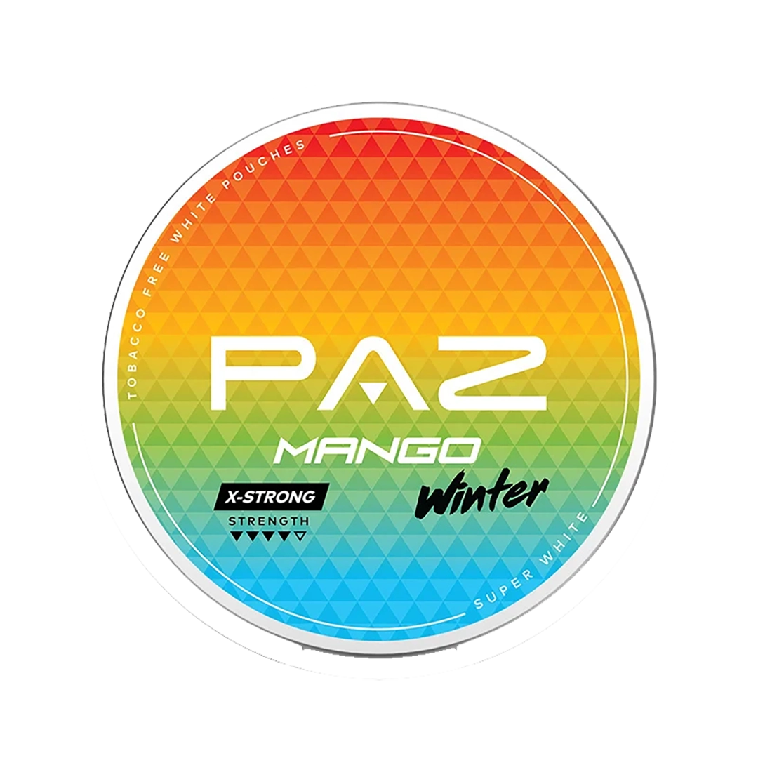 Paz Nicotine Pouche  - Mango Winter X-Strong - 10mg/pouch
