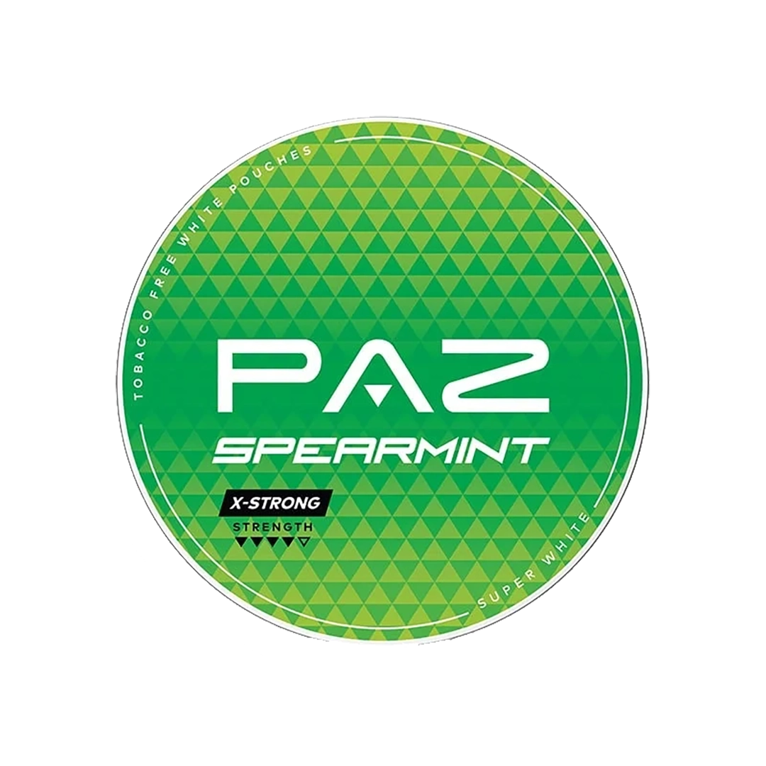 Paz Nicotine Pouche  - Spearmint X-Strong - 10mg/pouch
