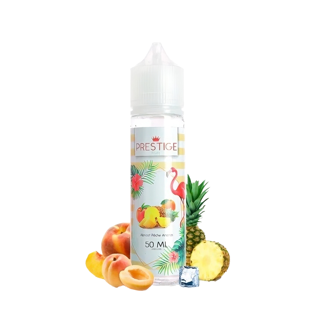 Prestige Abricot peche ananas 60ml  E-liquide premium  xvape.ma Maroc.
