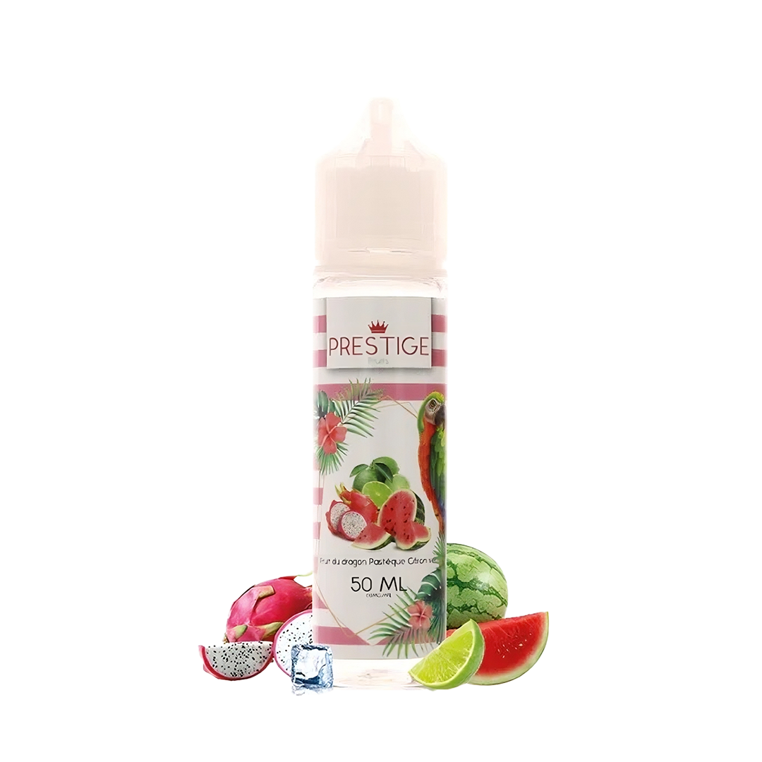 Prestige Fruits Du Dragon Pastèque Citron Vert 60ml  E-liquide premium  xvape.ma Maroc.