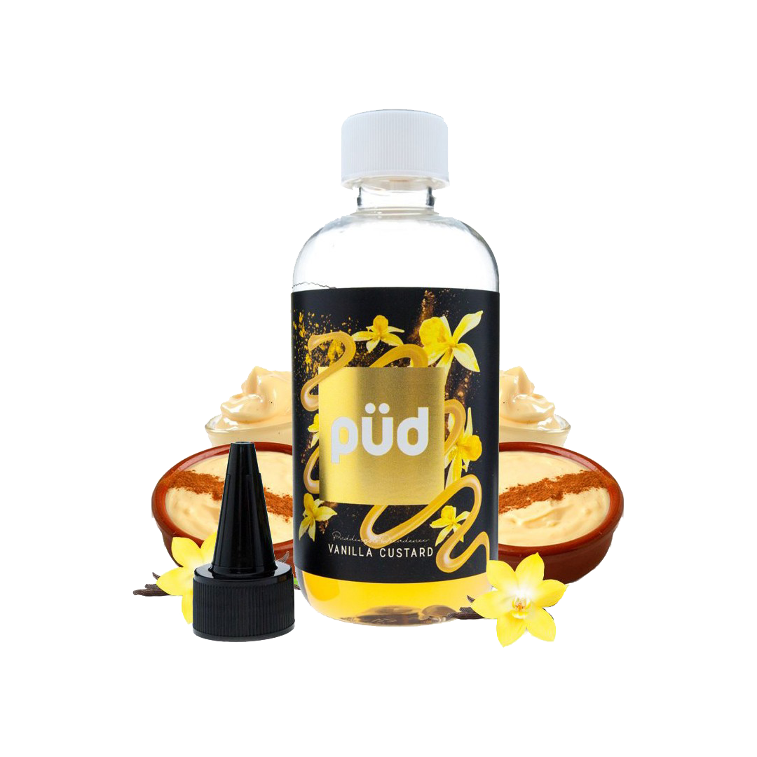 Pud Vanilla Custard 200 ml  E-liquide premium  xvape.ma Maroc.