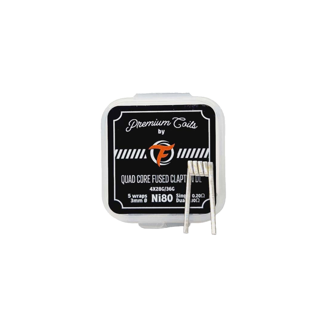 elfbar nachfüll pod läuft aus Prebuilt Coil Prebuilt Coils Hive Clapton Quad Tiger, Pack of 10 main image 1