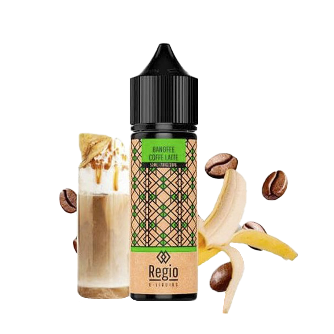 Regio Mocha Chocca Banane Coffe Latte 60ml  E-liquide premium  xvape.ma Maroc.
