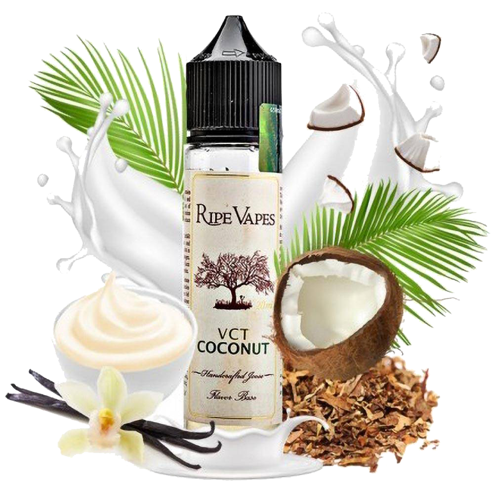 e liquide ripe vapes Ripe Vapes VCT Coconut 100ml Shortfill E-Liquid