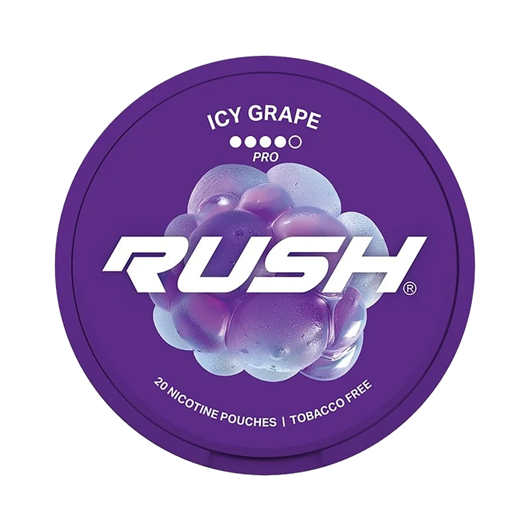 Rush Pro Nicotine Pouches - Icy Grape - 11.2mg/pouch