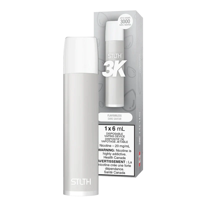 STLTH 3K - Flavourless 2% / 5%  Jetable  xvape.ma Maroc.