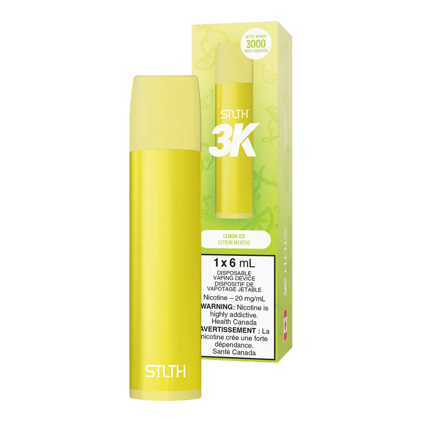 STLTH 3K - Lemon Ice 2% / 5%  Jetable  xvape.ma Maroc.