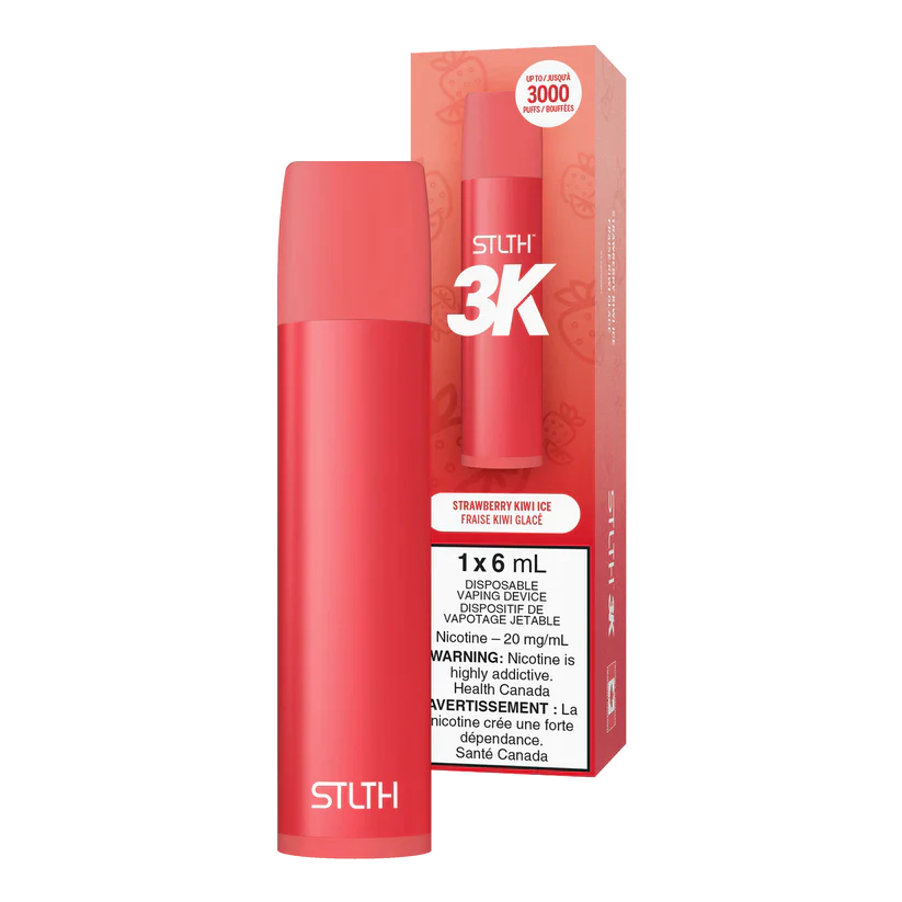 STLTH 3K - Strawberry Kiwi Ice 2% / 5%  Jetable  xvape.ma Maroc.