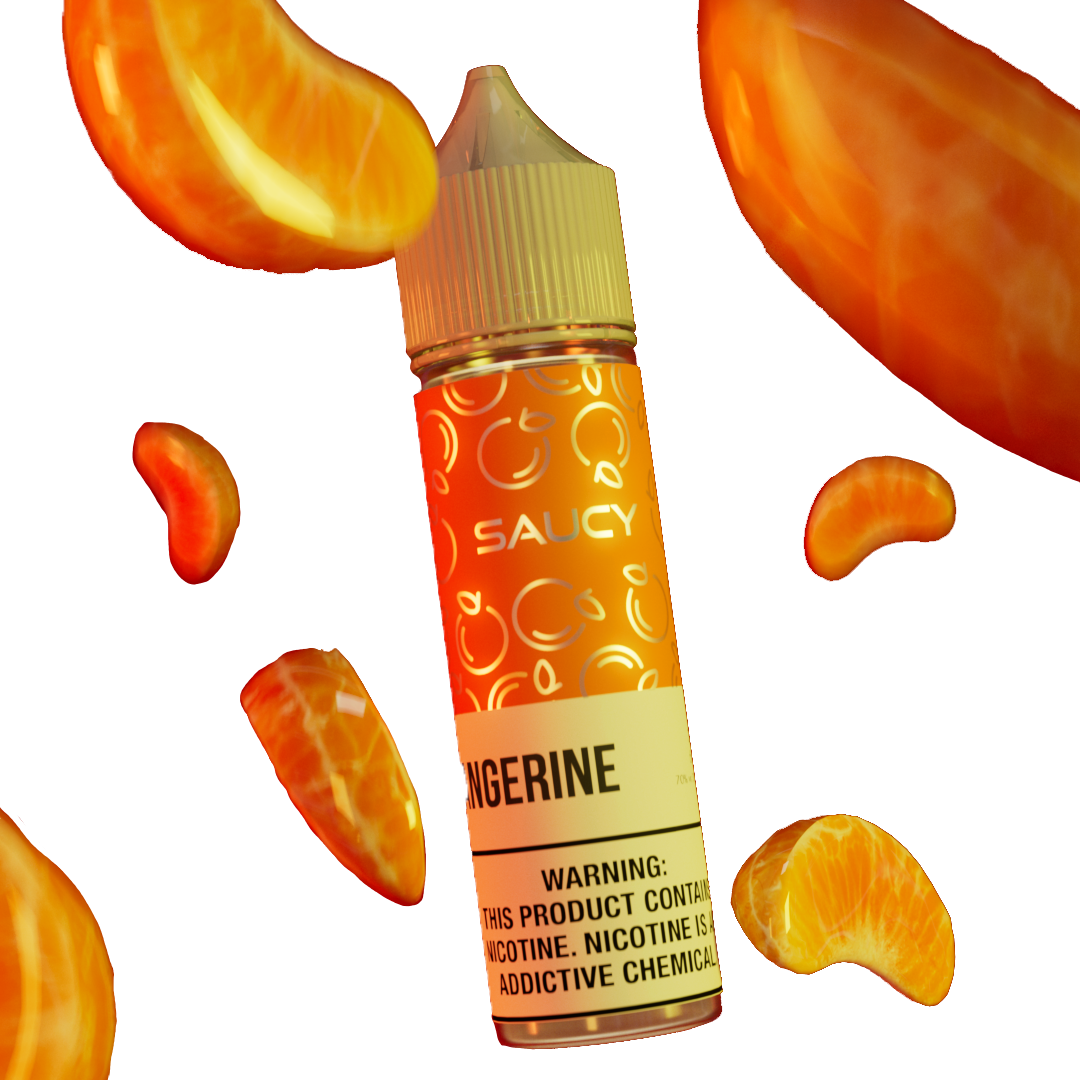 Saucy Tangerine 60ml E-liquide premium xvape.ma Maroc.