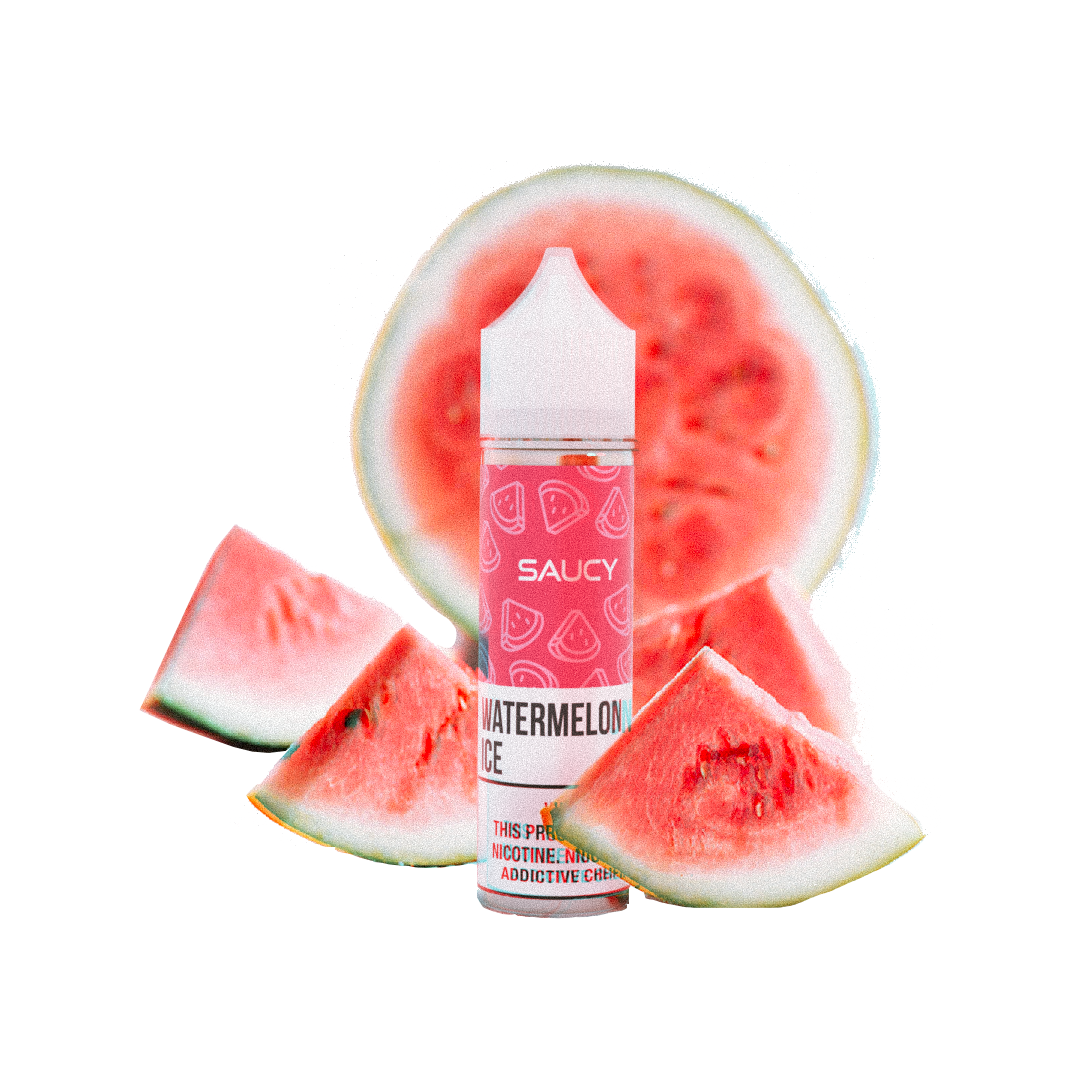 Saucy Watermelon Ice 60ml  E-liquide premium  xvape.ma Maroc.