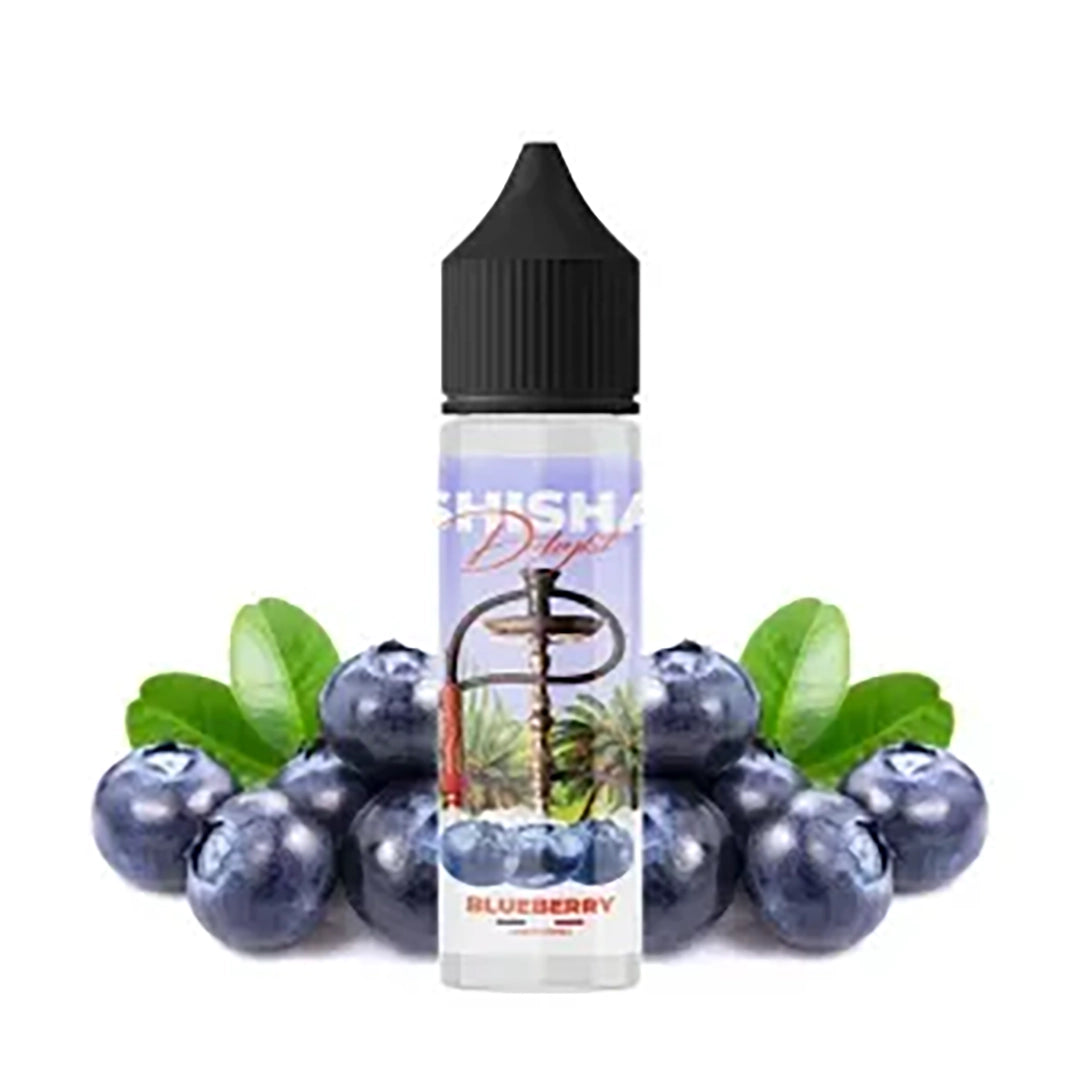 Shisha Delight - Blueberry 60ml  E-liquide premium  xvape.ma Maroc.