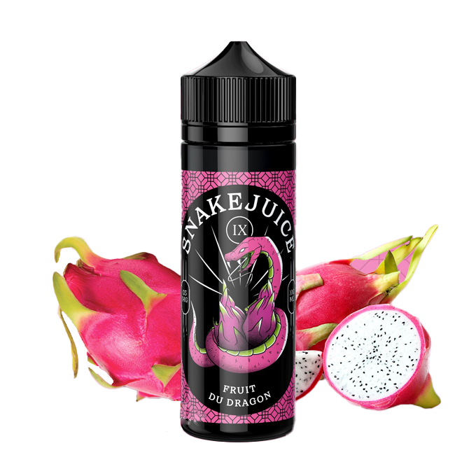 Snake Juice 100ml - Fruit Du Dragon - 3mg E-liquide premium xvape.ma Maroc.